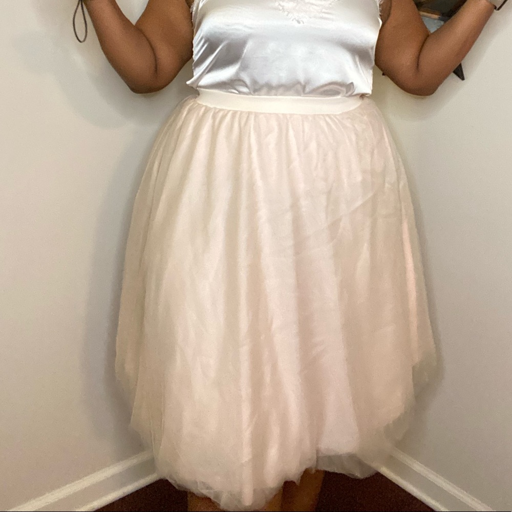 Dusty Pink Tulle Skirt